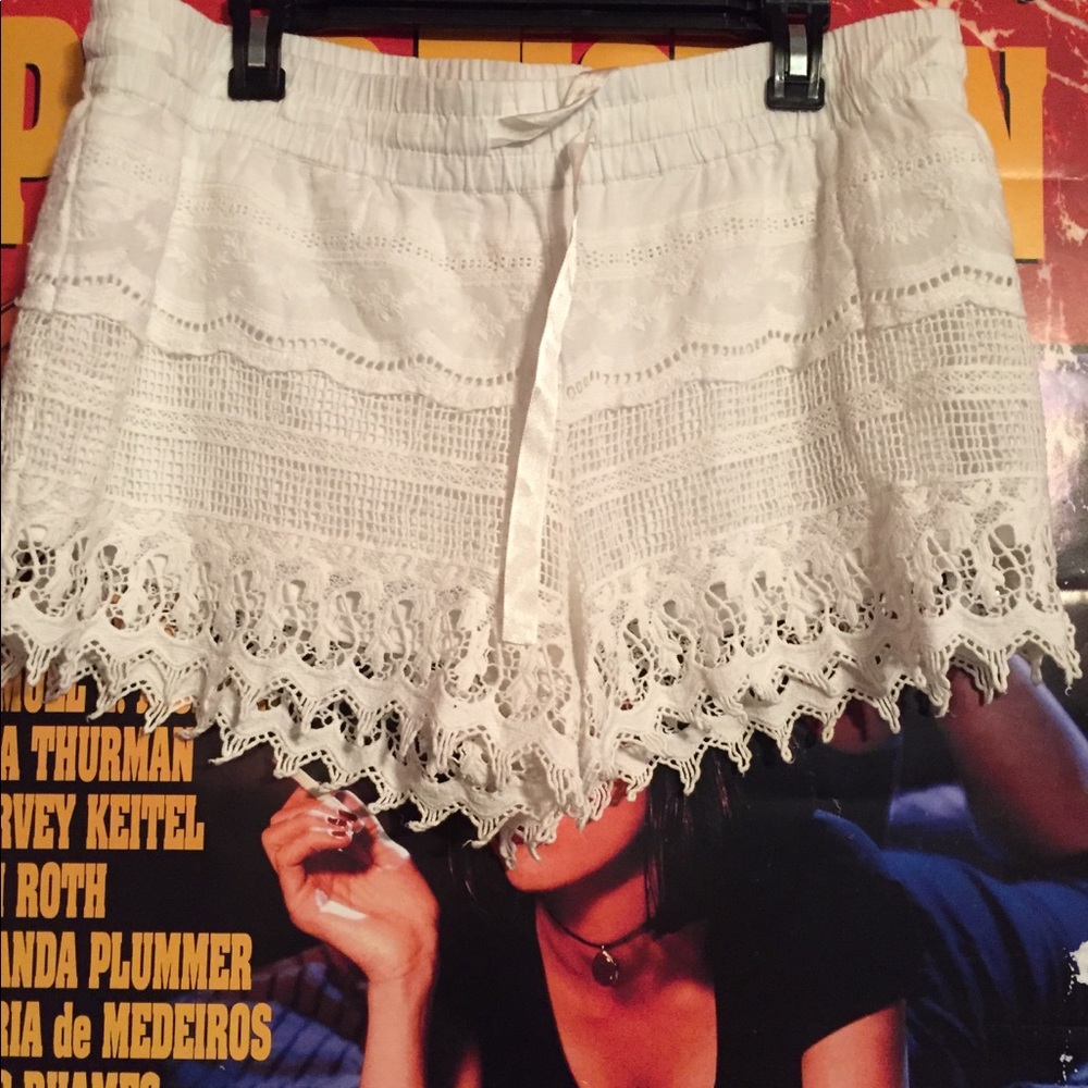 White Shorts